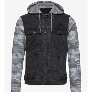 Hollister hoodie/denim jacket